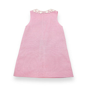 Pink Daisy Tweed Dress