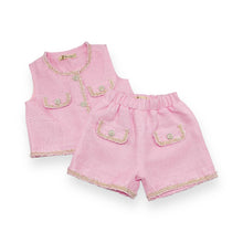 Load image into Gallery viewer, Pink Coco Vest &amp; Shorts Set {RTS}
