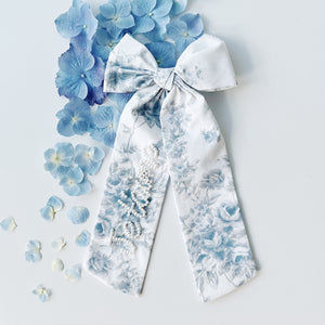 Floral Toile Bespoke Bow