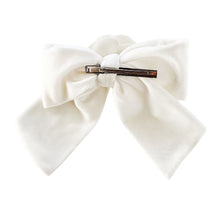 Load image into Gallery viewer, Off- white Camellia Bow {RTS}
