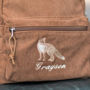 Fox Personalized Backpack