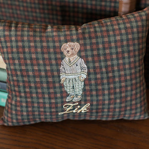 Polo Bear Personalized Pillow