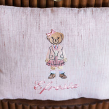 Load image into Gallery viewer, Mauve Girl Polo Bear Pillow
