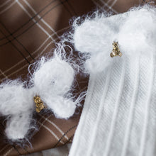 Load image into Gallery viewer, White Teddy Sock Set
