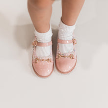 Load image into Gallery viewer, Pink Coco Tweed Flats
