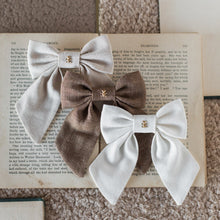 Load image into Gallery viewer, Mini Sailor Toddler Bear Bows
