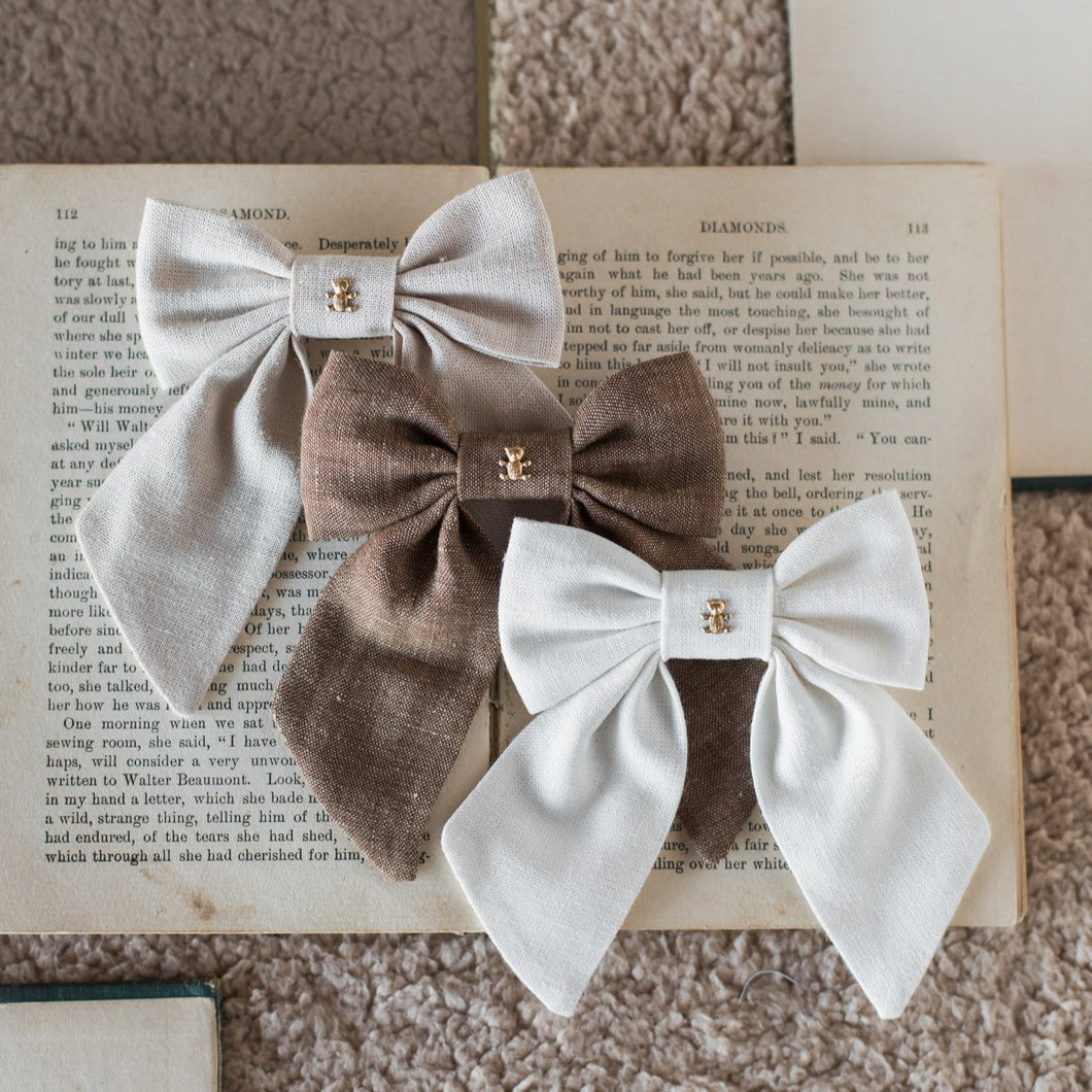 Mini Sailor Toddler Bear Bows