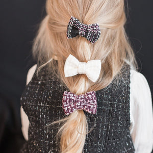 Anaelle Tweed Bow Set