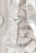 Load image into Gallery viewer, Blue Toile Wall/ Christmas Tree Bow {Life size}
