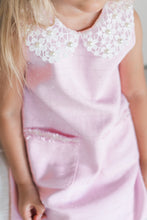 Load image into Gallery viewer, Pink Daisy Tweed Dress
