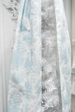 Load image into Gallery viewer, Blue Toile Wall/ Christmas Tree Bow {Life size}
