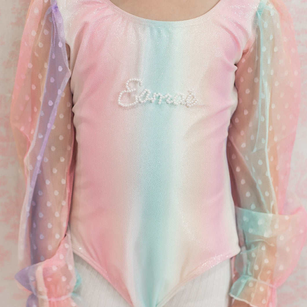 Cotton Candy Pearl Leotard