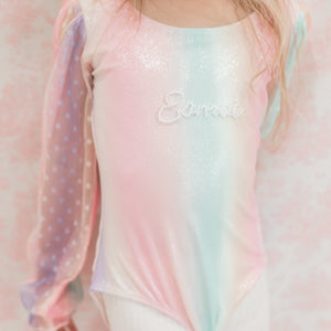 Cotton Candy Pearl Leotard