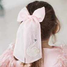 Load image into Gallery viewer, Pink Chiffon Swan Bow
