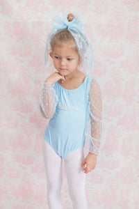 Ballerina Blue Pearl Leotard