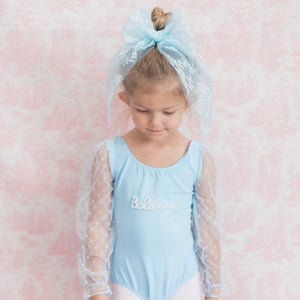 Ballerina Blue Pearl Leotard