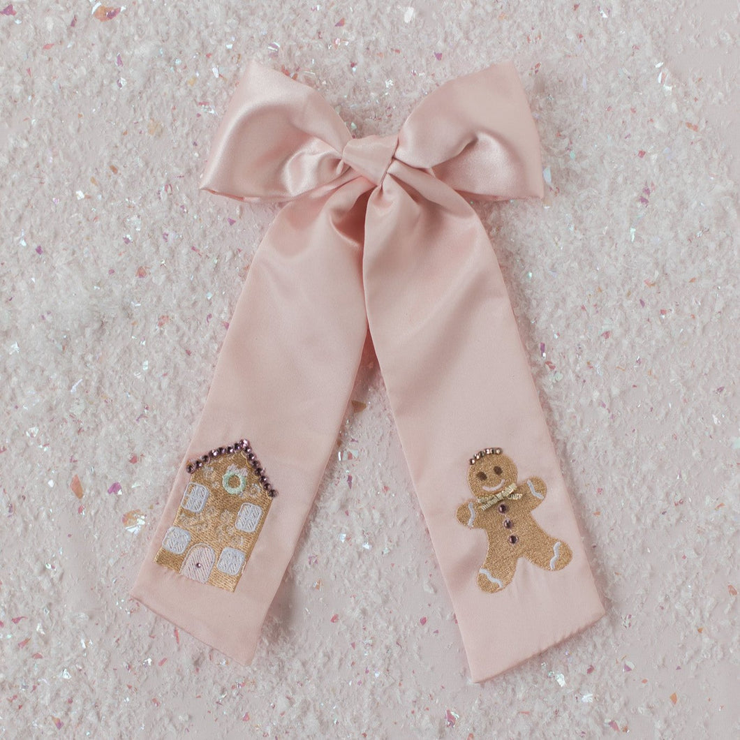 Ginger Bread Crystal Bow {2 of a Kind}