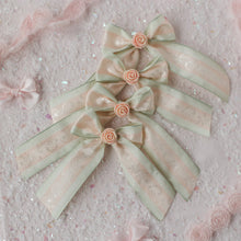 Load image into Gallery viewer, Ribbon Rose Bow {Limited Few}
