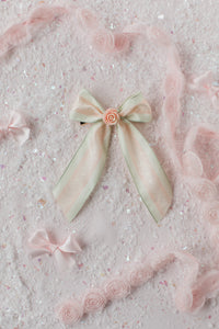 Ribbon Rose Bow {Limited Few}