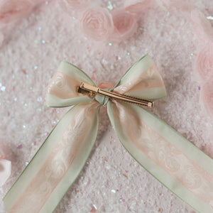 Ribbon Rose Bow {Limited Few}