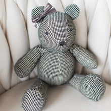 Load image into Gallery viewer, Houndstooth Teddy Bear

