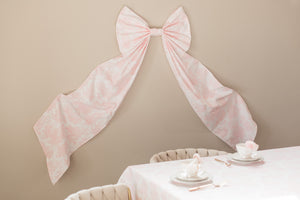 Pink Toile Bespoke Bow {Life size}