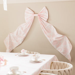 Pink Toile Bespoke Bow {Life size}