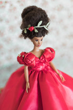 Load image into Gallery viewer, Red Bespoke Rosette Doll (One of a Kind)
