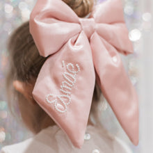 Load image into Gallery viewer, Pink Puffy Beaded Bow
