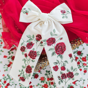 Rosette Hand Painted Bow {By Natalia P.}