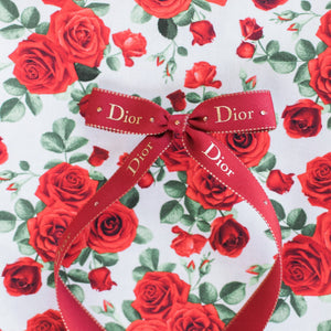 Red Crystal Long Dior Bow