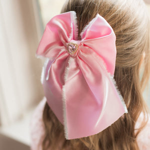 Bespoke Pink Silk Bow {RTS}