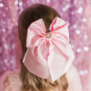 Bespoke Pink Silk Bow {RTS}
