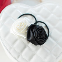 Load image into Gallery viewer, Classy Satin Rose Hair Tie Set
