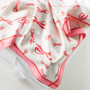 Lola Bow Silky Scarf