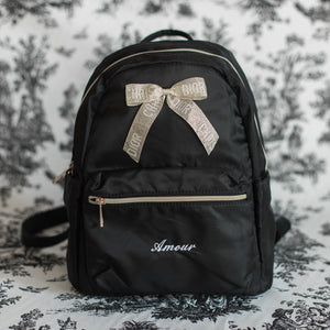 Black Dior Backpack