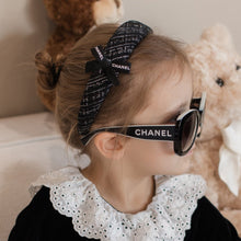 Load image into Gallery viewer, Coco Black Tweed Headband
