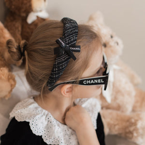 Coco Black Tweed Headband
