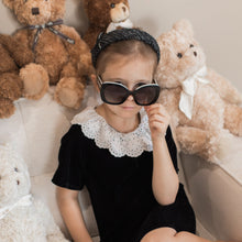 Load image into Gallery viewer, Coco Black Tweed Headband
