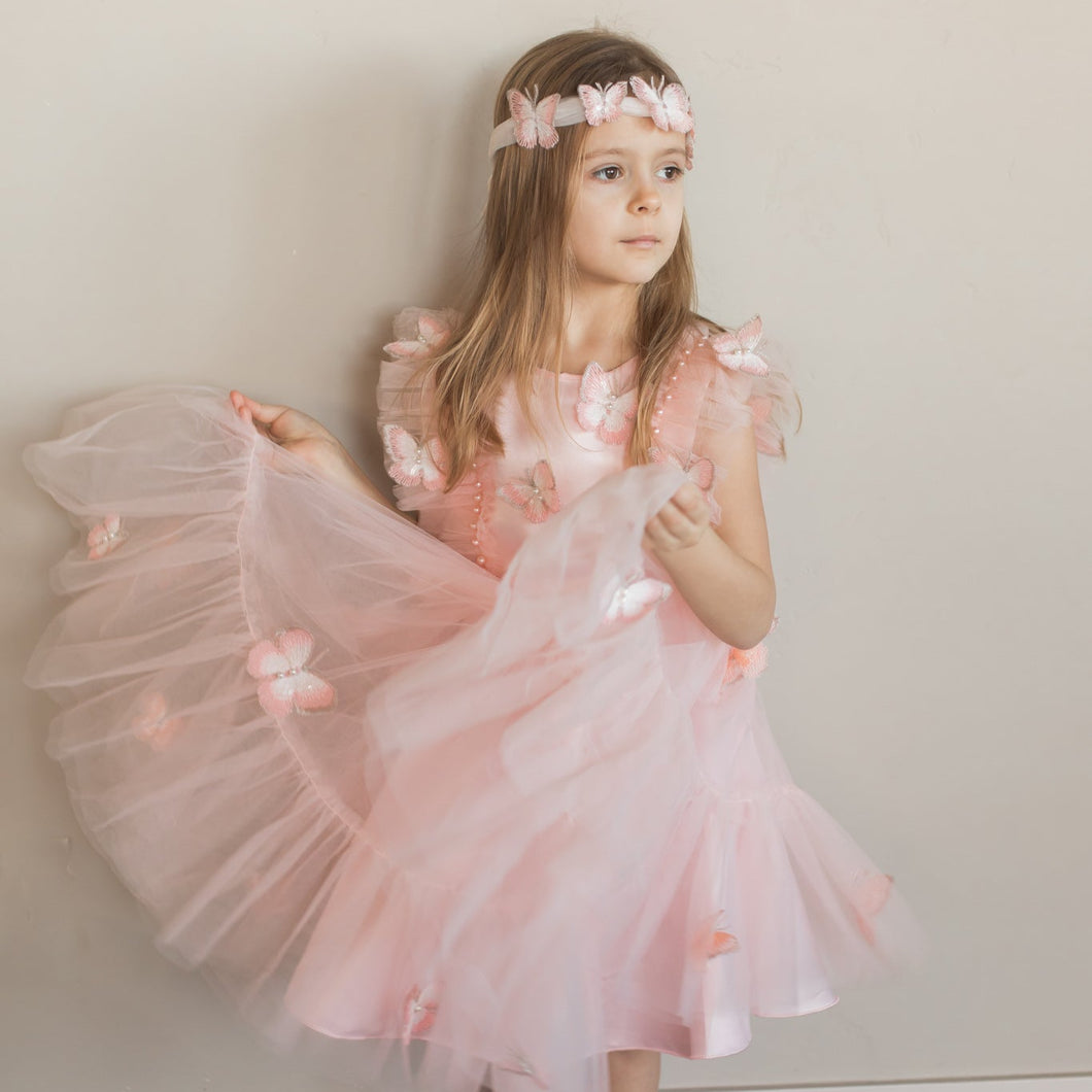 Butterfly Pink Dress