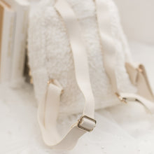 Load image into Gallery viewer, J&#39;adore White Furry Backpack
