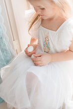 Load image into Gallery viewer, White Pearl Peter Rabbit Dress
