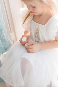 White Pearl Peter Rabbit Dress
