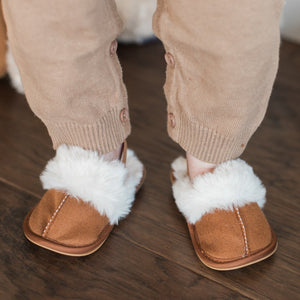 Theodore Baby Fur Slippers - 12-18 Months {RTS}