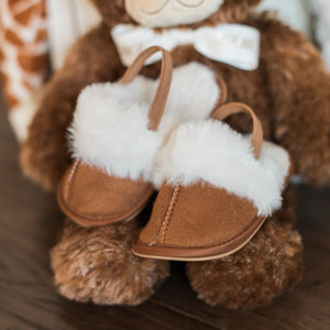 Theodore Baby Fur Slippers - 12-18 Months {RTS}