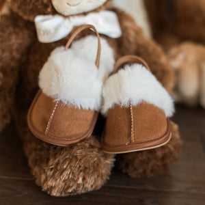 Theodore Baby Fur Slippers - 12-18 Months {RTS}