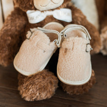 Load image into Gallery viewer, Cream Baby Sherpa Slip Ons -  12-18 Months {RTS}
