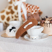 Load image into Gallery viewer, Brown Teddy Dior Headband
