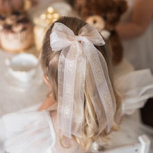 Load image into Gallery viewer, Blush Organza Dior Bow {RTS}

