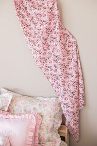 Peony Pink Floral Bow {Life size}